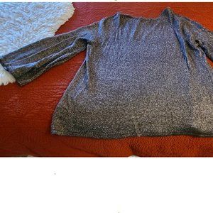 Sejour sweater, 2X, salt and pepper